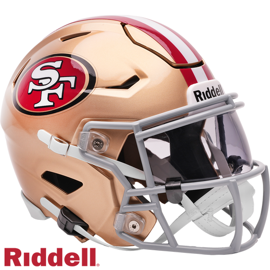 San Francisco 49ers Riddell Speed Flex Mid-Size Helmet