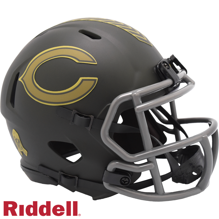 Riddell Chicago Bears 2025 Salute To Service Full Size Speed Helmet - Pro Jersey Sports
