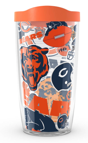 Chicago Bears All Over Print 16 oz. Tervis Tumbler - Pro Jersey Sports
