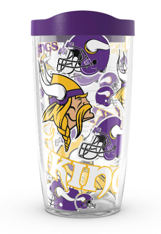 Minnesota Vikings All Over Print 16 oz. Tervis Tumbler - Pro Jersey Sports