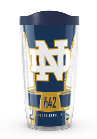 Notre Dame Fighting Irish Spirit 16 oz. Tervis Tumbler - Pro Jersey Sports