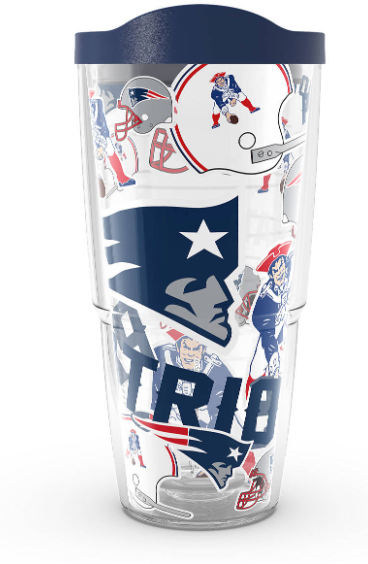 New England Patriots All Over Print 24 oz. Tervis Tumbler - Pro Jersey Sports