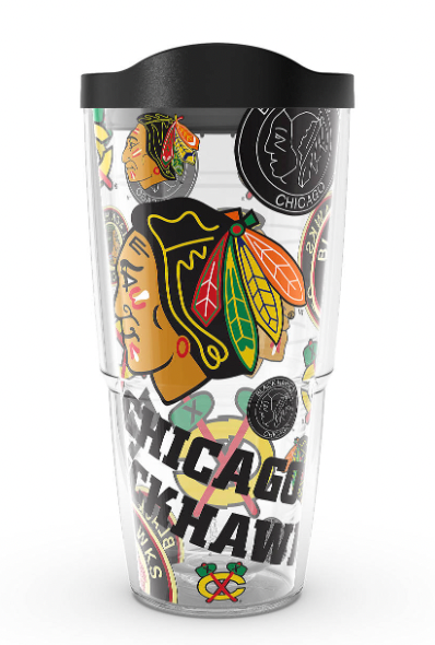Chicago Blackhawks All Over Print 24 oz. Tervis Tumbler - Pro Jersey Sports