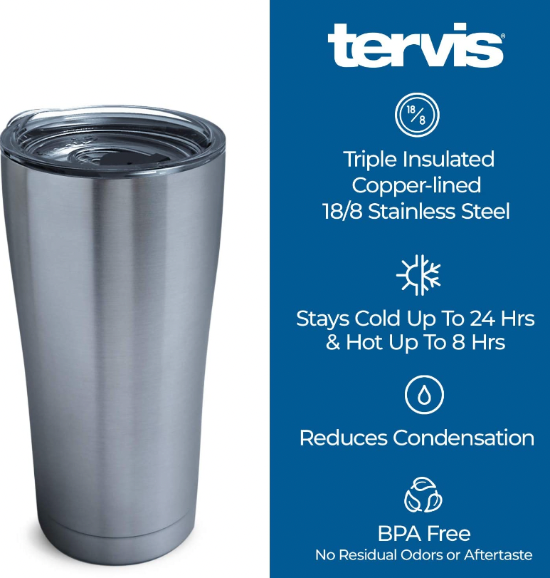 Chicago Bulls™ Swish 20 oz. Stainless Steel Tumbler By Tervis - Pro Jersey Sports