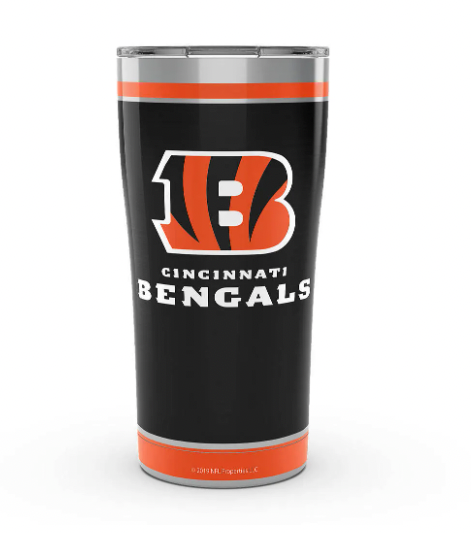 Cincinnati Bengals™ Touchdown 20 oz. Stainless Steel Tumbler By Tervis - Pro Jersey Sports
