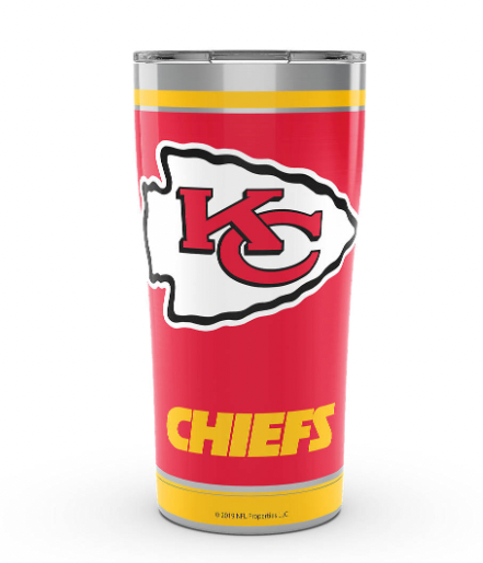 Kansas City Chiefs™ Touchdown 20 oz. Stainless Steel Tumbler By Tervis - Pro Jersey Sports