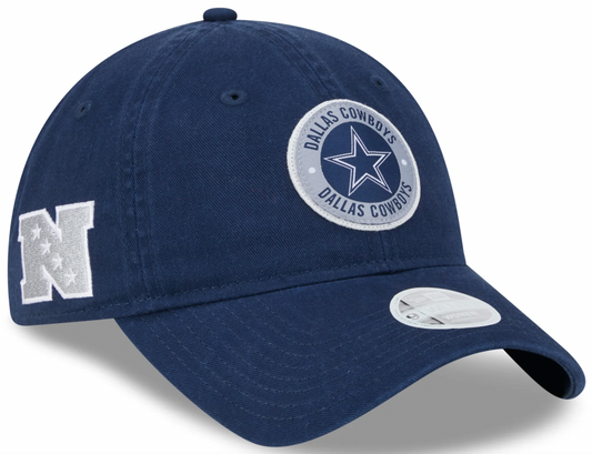Dallas Cowboys 2024 Sideline Navy 9TWENTY Adjustable Hat - Pro Jersey Sports
