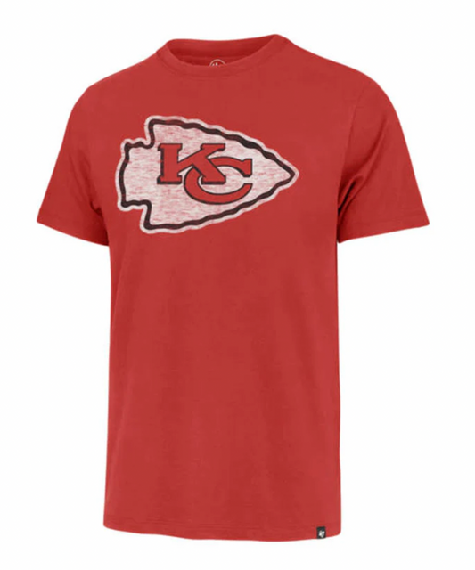 Men’s ’47 Kansas City Chiefs Racer Red Premier Franklin Tee - Pro Jersey Sports