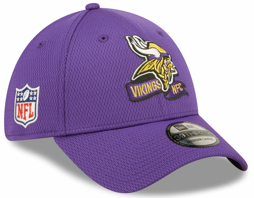 Men's Minnesota Vikings New Era Purple 2022 Sideline Coaches 39THIRTY Flex Hat - Pro Jersey Sports