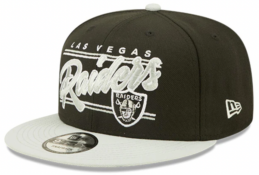 Las Vegas Raiders New Era Team Script 2 Tone 9FIFTY Snapback Hat - Pro Jersey Sports