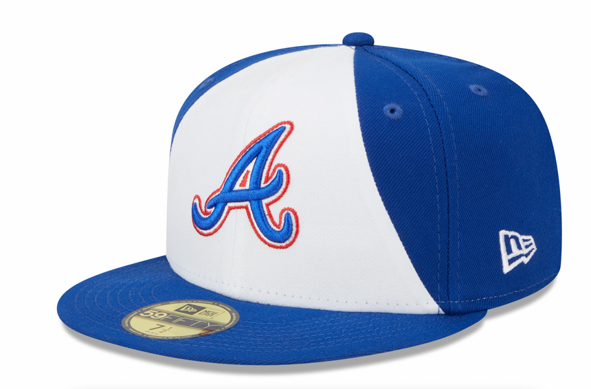 Atlanta Braves City Connect Royal/White New Era 59FIFTY Fitted Hat - Pro Jersey Sports