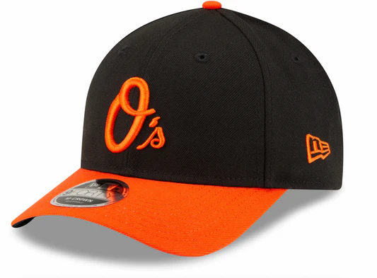 Baltimore Orioles Black/Orange Alternate New Era Player Replica M-Crown 9FORTY Adjustable Hat - Pro Jersey Sports