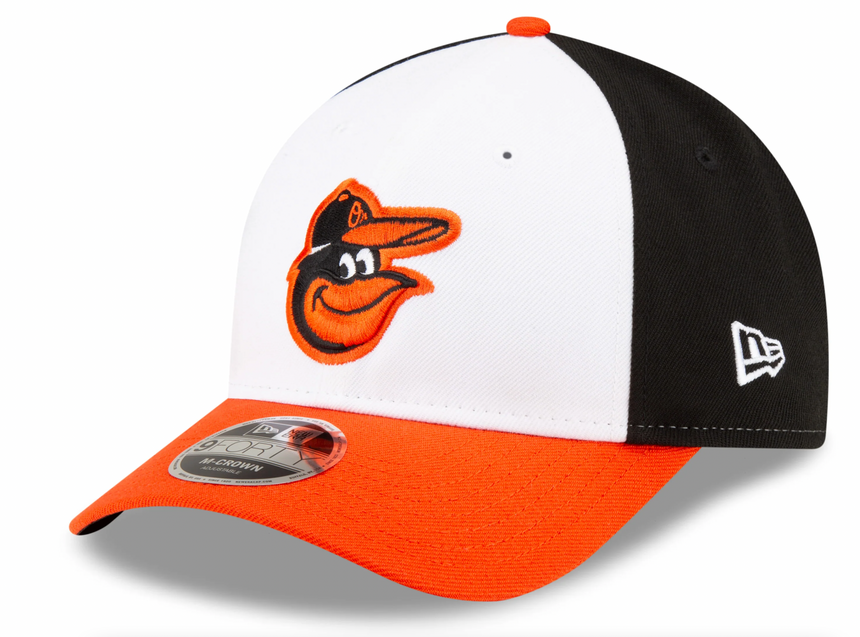 Baltimore Orioles White/Orange/Black New Era Player Replica M-Crown 9FORTY Adjustable Hat - Pro Jersey Sports