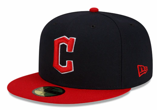 Cleveland Guardians New Era 2 Tone Home On Field 59FIFTY Fitted Hat - Pro Jersey Sports