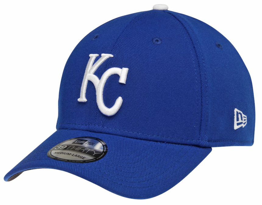 Men’s New Era Kansas City Royals Blue MLB Team Classic 39Thirty Flex Fit Hat - Pro Jersey Sports