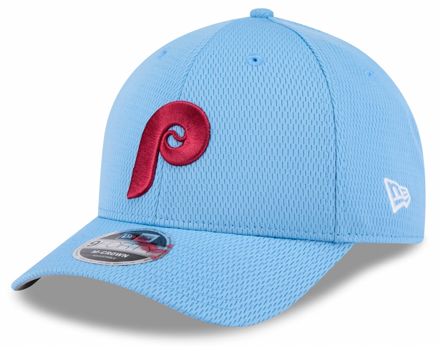 Philadelphia Phillies New Era Blue 2025 Clubhouse Alternate M-Crown 9FORTY Adjustable Hat - Pro Jersey Sports