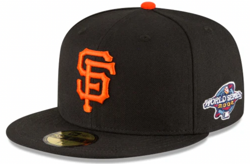 San Francisco Giants New Era 2002 World Series Wool 59FIFTY Fitted Hat - Black - Pro Jersey Sports