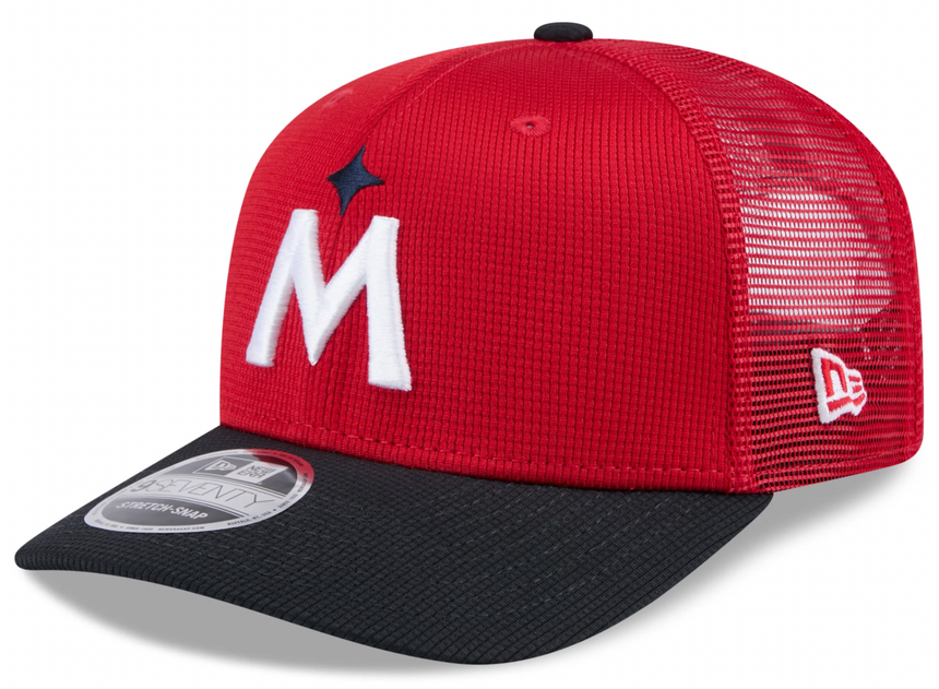 Minnesota Twins New Era Red/Navy 2025 Spring Training 9SEVENTY Trucker Hat - Pro Jersey Sports