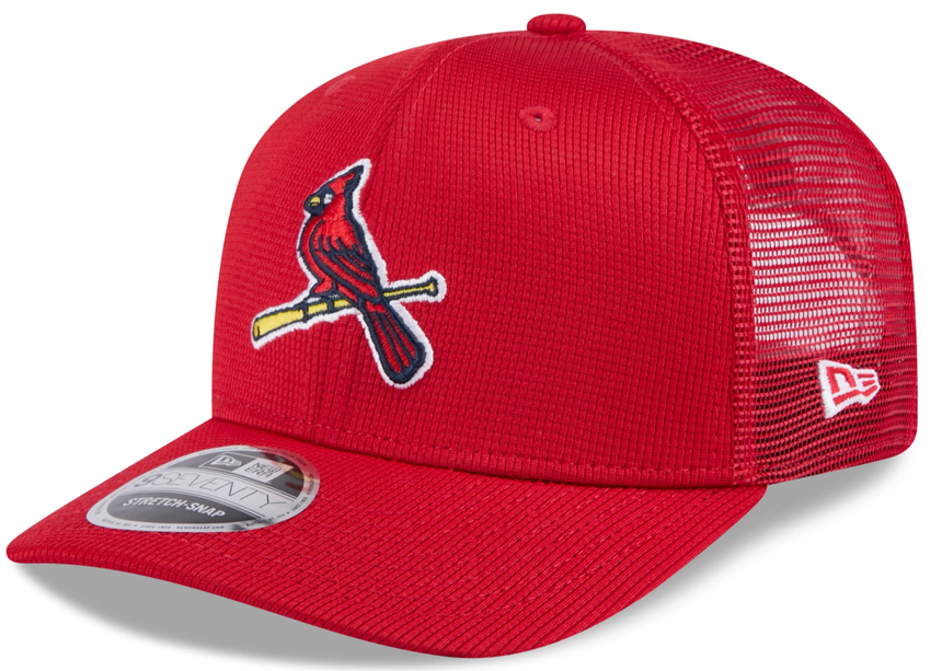 St. Louis Cardinals New Era Red 2025 Spring Training 9SEVENTY Trucker Hat - Pro Jersey Sports