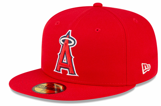Men's Anaheim Angels New Era Red Game Authentic Collection On-Field 59FIFTY Fitted Hat - Pro Jersey Sports