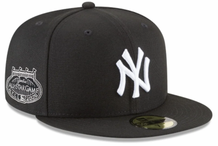 New York Yankees 2008 All Star Game Black New Era 59Fifty Fitted Hat - Pro Jersey Sports