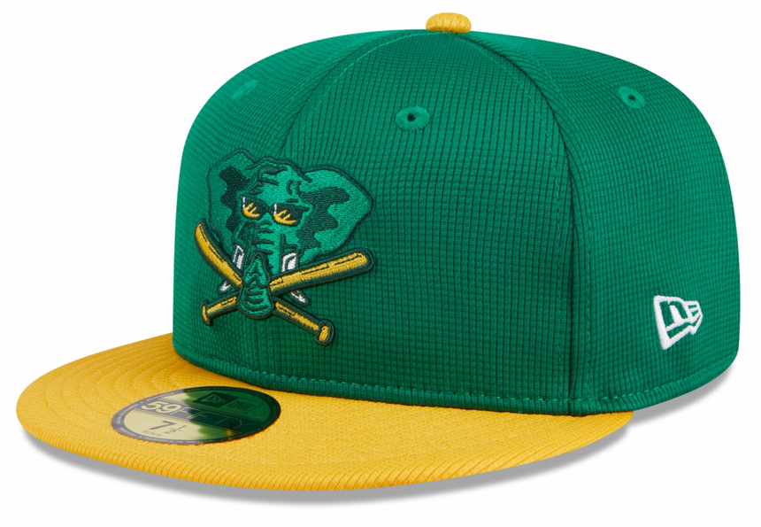 Men's Oakland Athletics New Era Green 2024 Batting Practice 59FIFTY Fitted Hat - Pro Jersey Sports