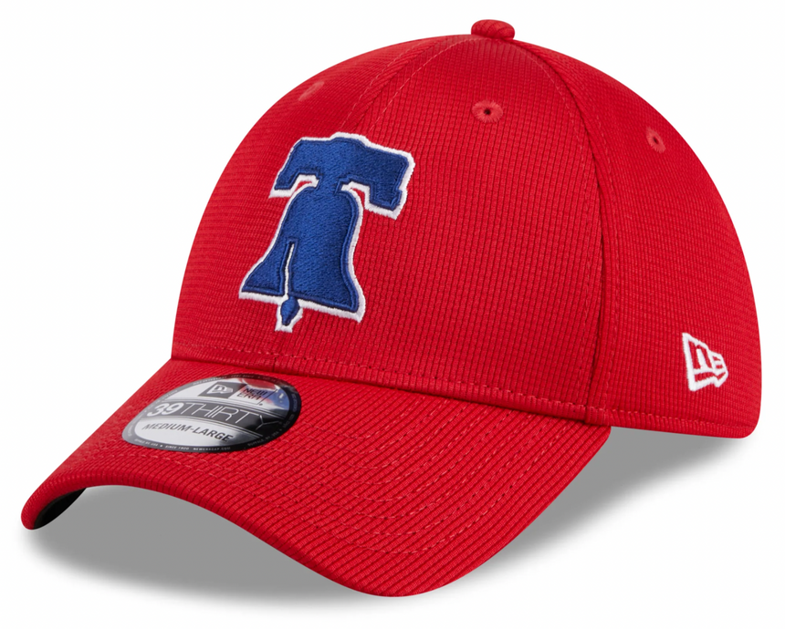 Men's Philadelphia Phillies New Era Red 2025 Spring Training 39THIRTY Flex-Fit Hat - Pro Jersey Sports