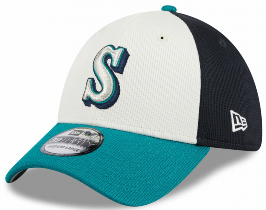 Men's Seattle Mariners New Era Batting Practice 39THIRTY Flex-Fit Hat - Pro Jersey Sports