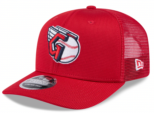 Cleveland Guardians New Era Red 2025 Spring Training 9SEVENTY Trucker Hat - Pro Jersey Sports