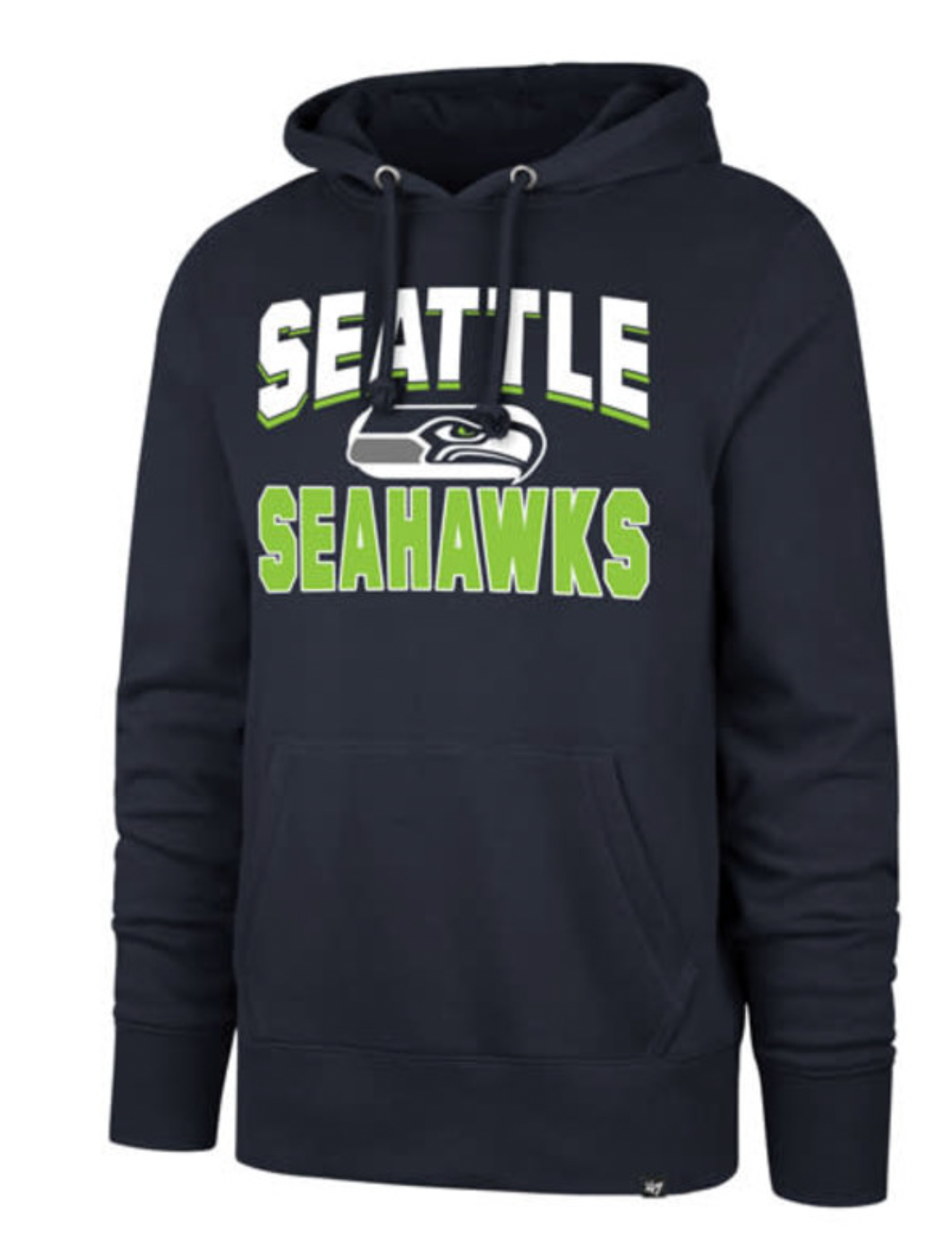 Men's Seattle Seahawks Light Navy Counter Strike Headline 47 Brand Hoodie