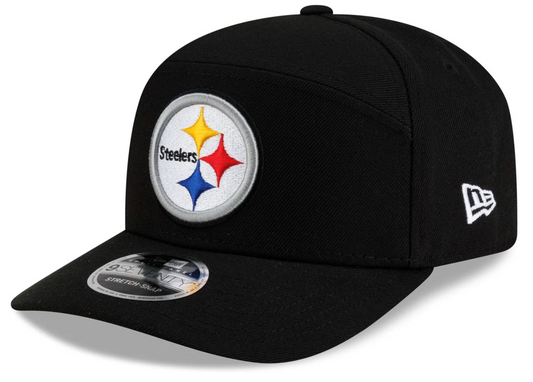 Pittsburgh Steelers New Era Black 9SEVENTY Adjustable Hat