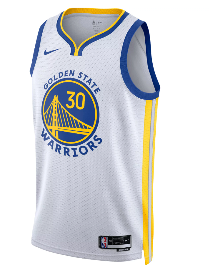 Youth Golden State Warriors Stephen Curry Nike White Swingman Icon Jersey - Pro Jersey Sports