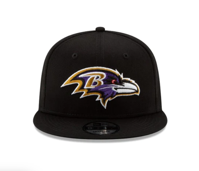Baltimore Ravens New Era Black Basic 9FIFTY Snapback Hat