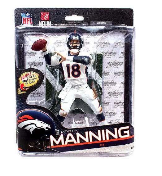 Peyton Manning Denver Broncos Bronze Level Rare Variant Mcfarlane - Pro Jersey Sports