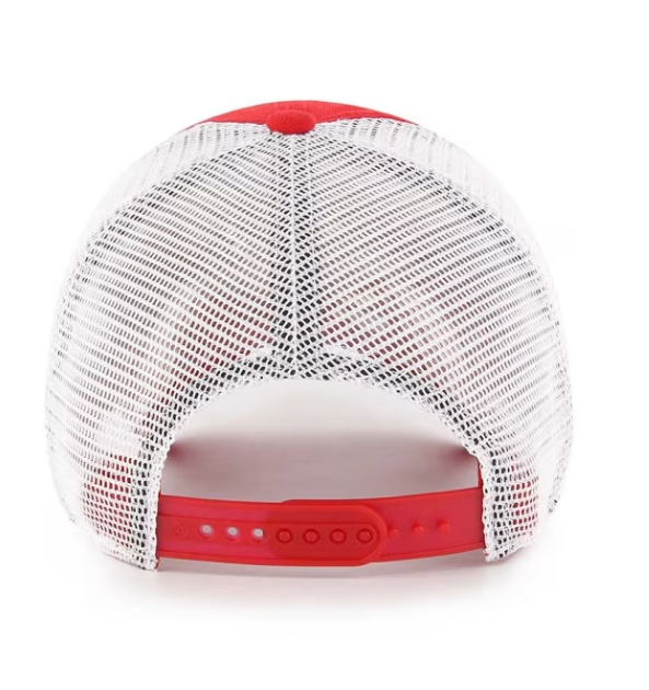 Kansas City Chiefs Red Highline 47 Clean Up Trucker Adjustable Hat - Pro Jersey Sports