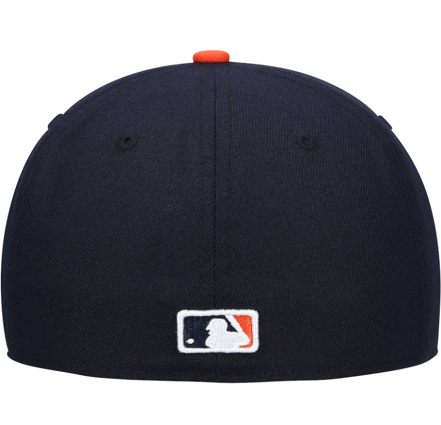 Men's Detroit Tigers New Era Navy Road Authentic Collection On-Field Logo 59FIFTY Fitted Hat - Pro Jersey Sports