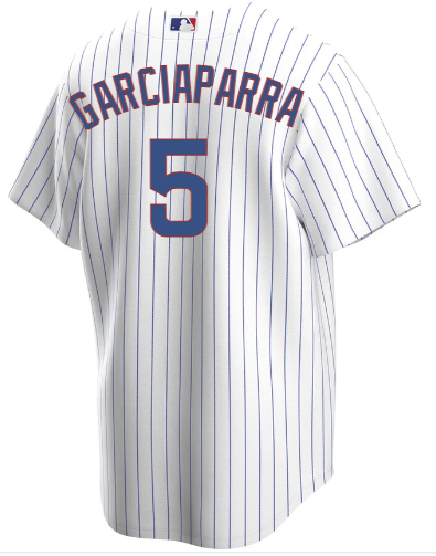 NIKE Men's Nomar Garciaparra Chicago Cubs White Home Premium Twill Replica Jersey - Pro Jersey Sports