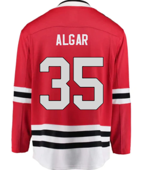 Men's Garth Algar Chicago Blackhawks Red Home Fanatics Premium Twill Breakaway Replica Jersey - Pro Jersey Sports