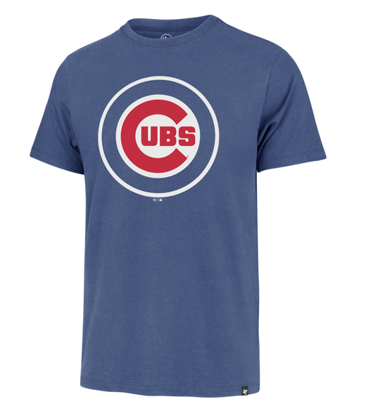 47 Mens Chicago Cubs Cadet Blue Imprint Franklin Tee - Pro Jersey Sports