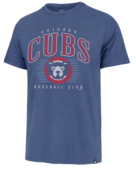 47 Mens Cubs Cubs Cadet Blue Double Header Franklin Tee - Pro Jersey Sports