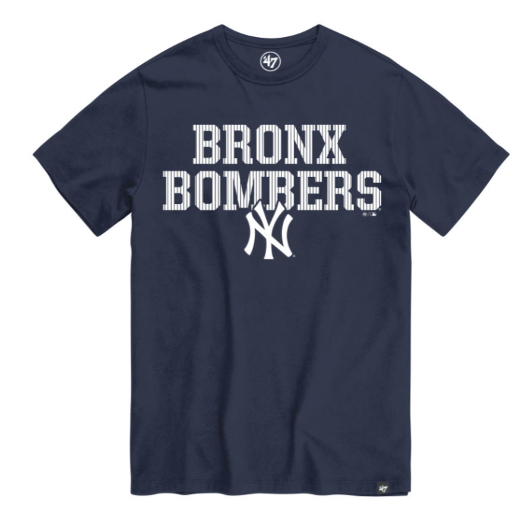 '47 Brand Men's New York Yankees Bronx Bombers Franklin Tee - Pro Jersey Sports