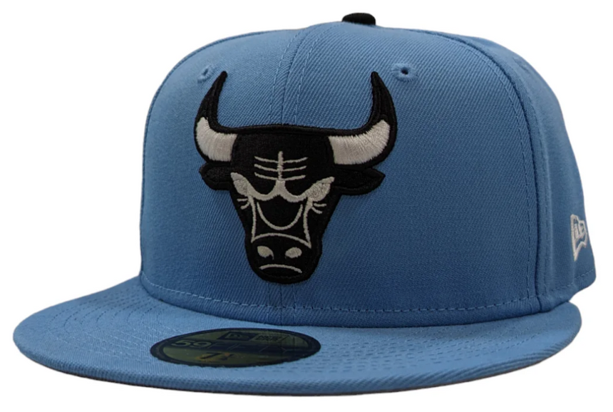 Men's Chicago Bulls New Era Carolina Blue MJ1 59FIFTY Fitted Hat - Pro Jersey Sports