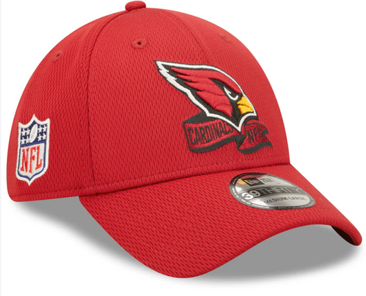 Men's Arizona Cardinals New Era Cardinal Red 2022 Sideline Coaches 39THIRTY Flex Hat - Pro Jersey Sports