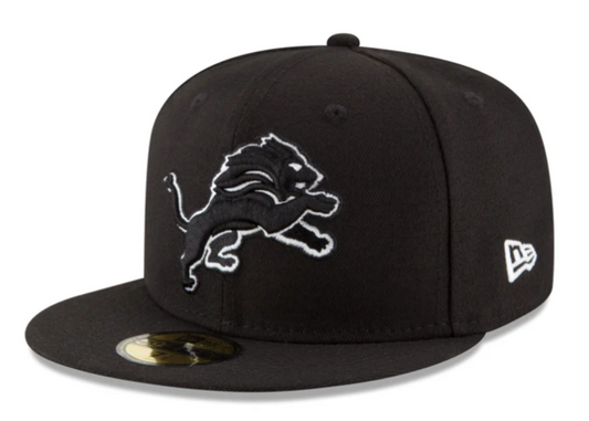 Men's Detroit Lions New Era B-Dub Basic 59FIFTY Fitted Hat - Pro Jersey Sports