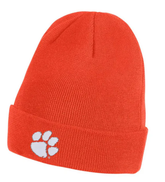 Nike Clemson Tigers Nike Orange Sideline Cuffed Beanie Knit - Pro Jersey Sports