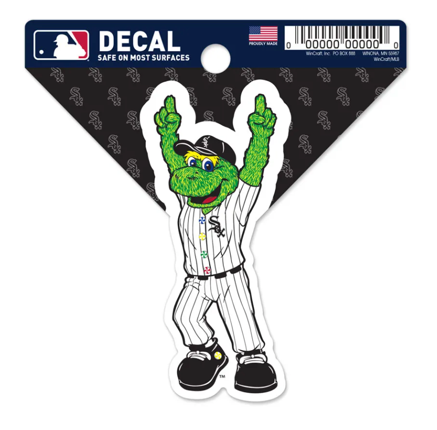Chicago White Sox Southpaw Mascot Clean Cut Decal 3" x 4” - Pro Jersey Sports