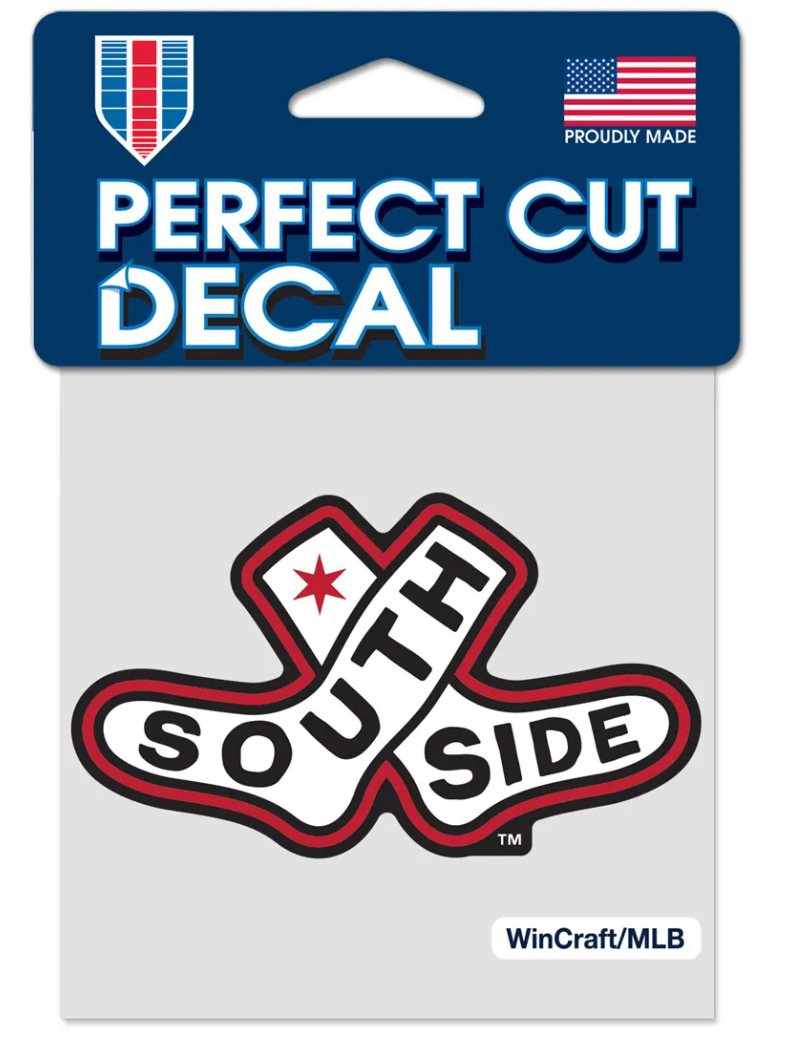 Chicago White Sox Southside City Connect 4" X 4" Perfect Cut Decal - Pro Jersey Sports