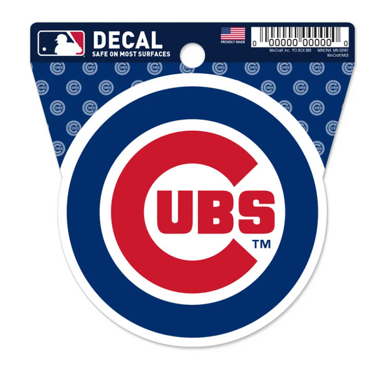 Chicago Cubs Logo Clean Cut Decal 3" x 4” - Pro Jersey Sports