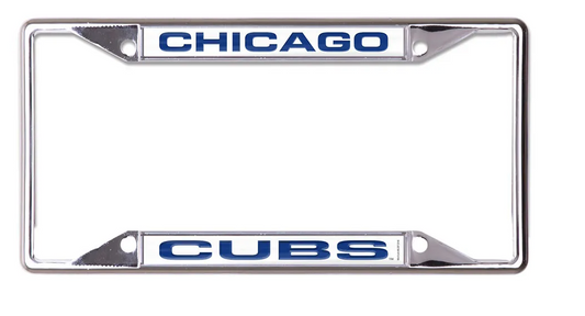 Chicago Cubs WinCraft Inlaid License Plate Frame