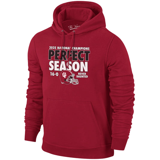 Men's Indiana Hoosiers Perfect Season 16-0 National Champions Hoodie - Pro Jersey Sports